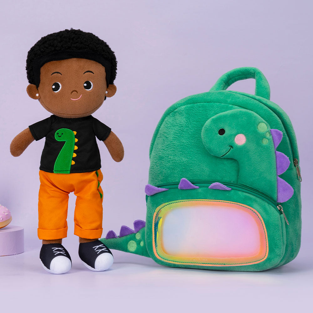 OUOZZZ Personalized Doll + Backpack Bundle