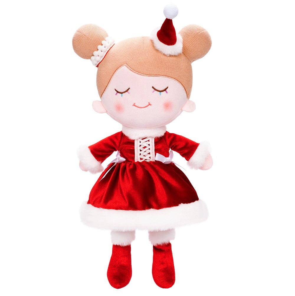 Personalized Christmas Plush Baby Girl Doll