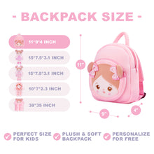 Load image into Gallery viewer, Personalized Sweet Pink Doll and Pink Backpack