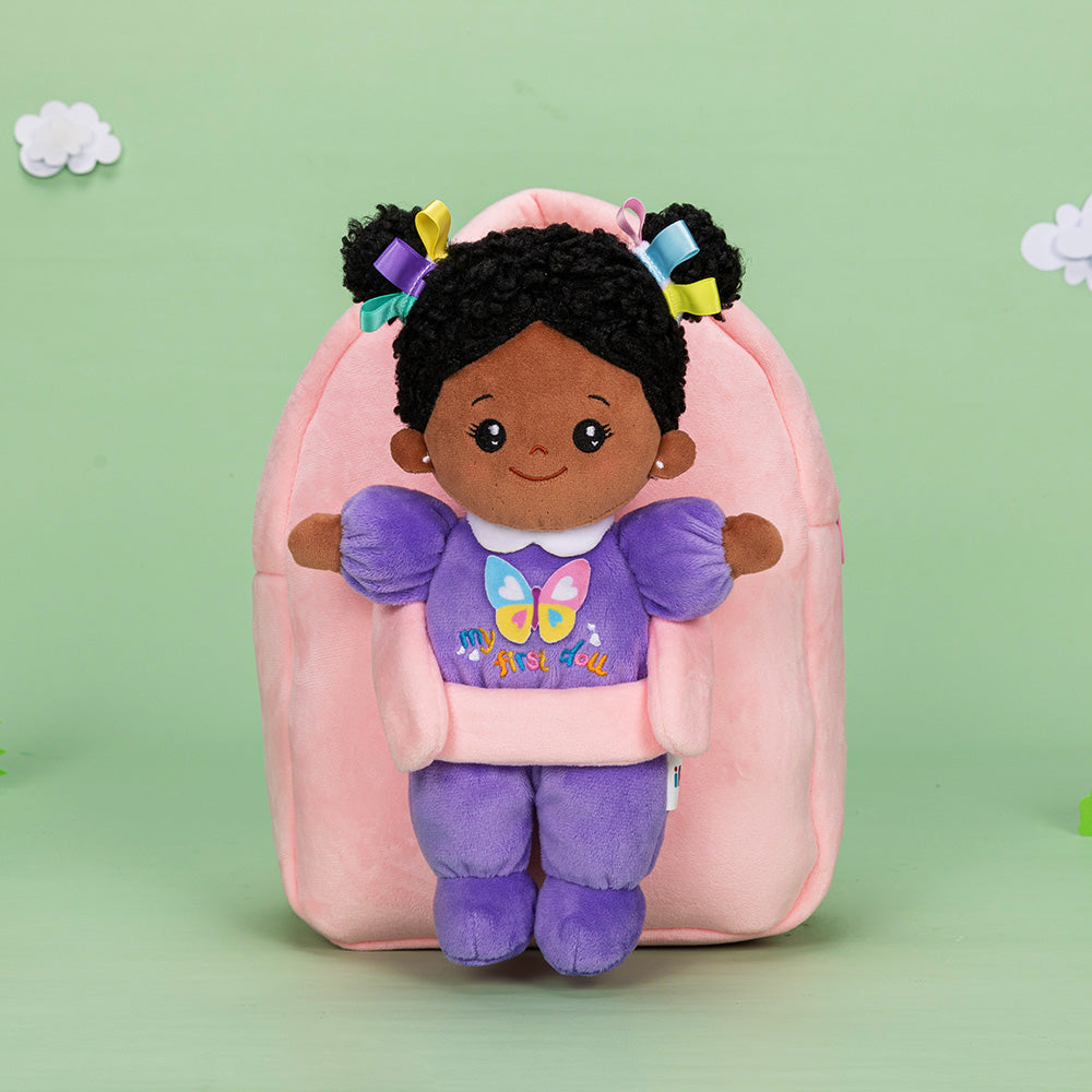 Personalized 10 Inch Plush Doll + Optional 13 Inch Doll or Backpack