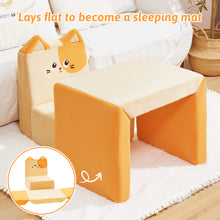 Load image into Gallery viewer, 2 in 1 Cute Cat Children Sofa Couch and Desk