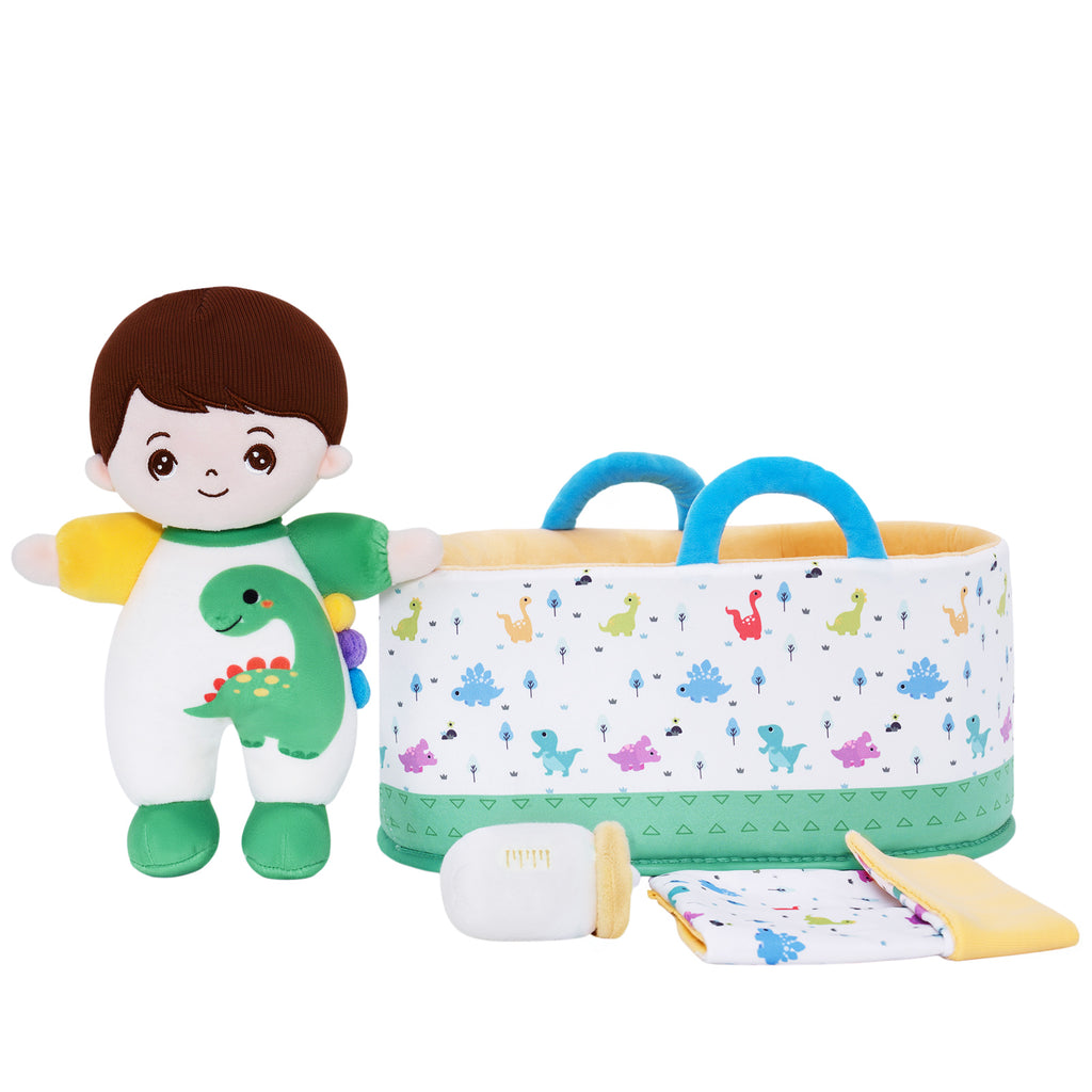 Personalized Baby Boy Plush Doll & Gift Set