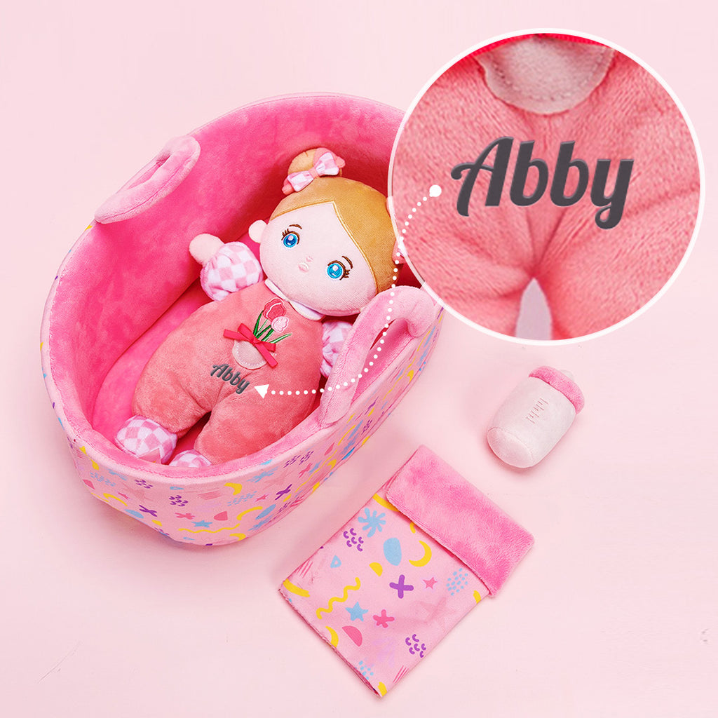 Personalized 10 Inch Plush Doll + Optional 13 Inch Doll or Backpack