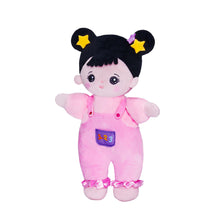 Load image into Gallery viewer, Personalized Black Hair Mini Plush Rag Baby Doll &amp; Gift Set