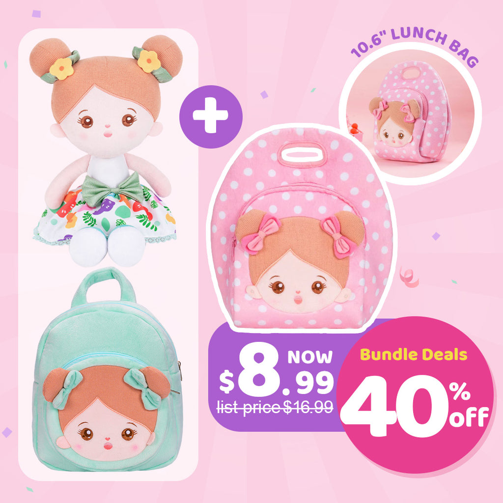 OUOZZZ® Doll and Backpack Deal Bundle