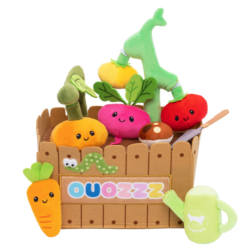 Personalized Baby's First Vegetable Garden Plush Playset