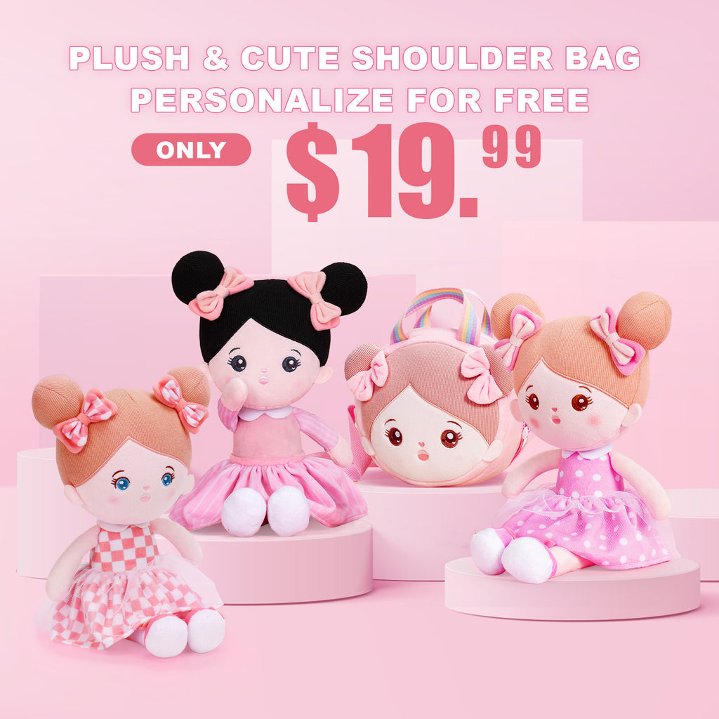 Personalized Shoulder Bag + Optional Plush Doll