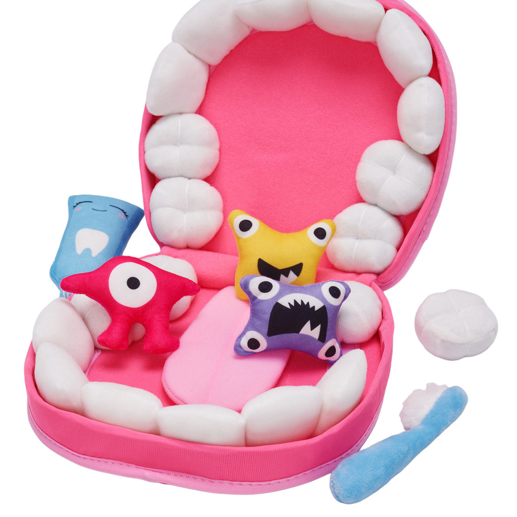 Children Dental Health Enlightenment Toothbrushing Plush Toy Kit