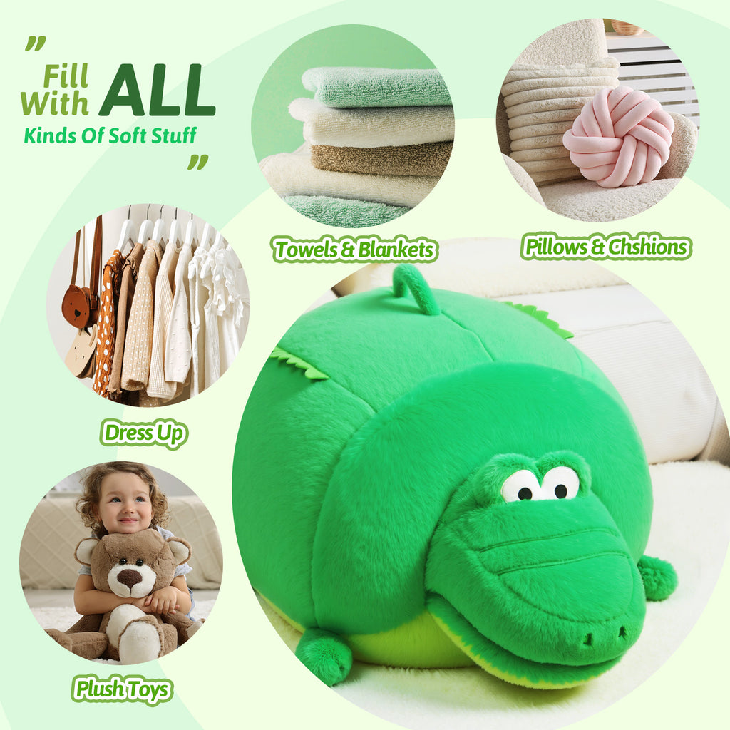 Long Plush Dinosaur Children's Toy Storage Bean Bag Chair Cover