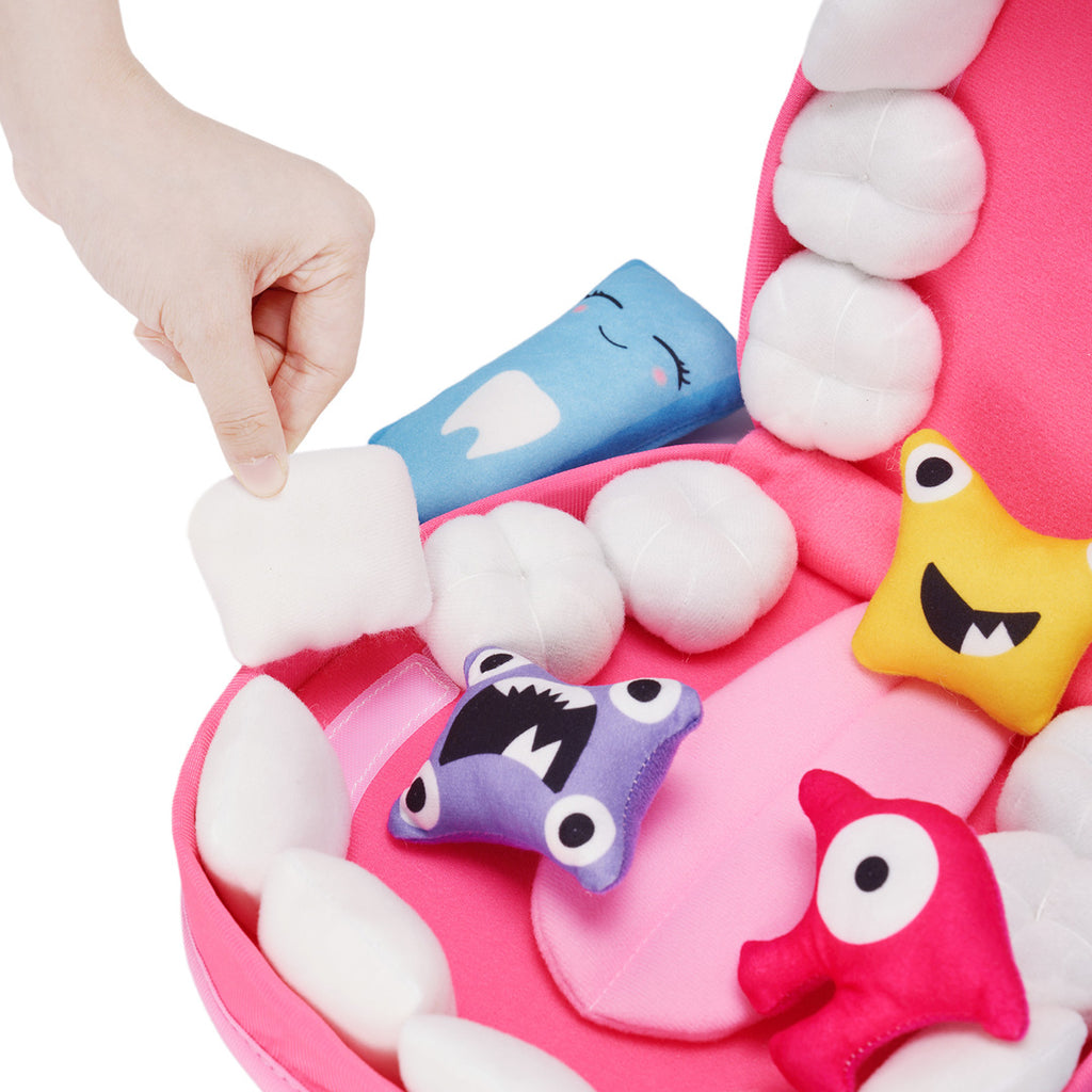 Children Dental Health Enlightenment Toothbrushing Plush Toy Kit