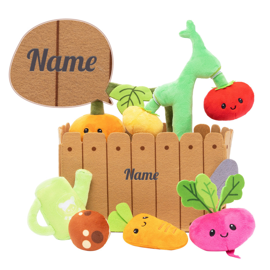 Personalized Baby's First Plush Playset Sound Toy Gift Set