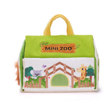 Load image into Gallery viewer, Personalized Portable Fun Plush Zoo House Set