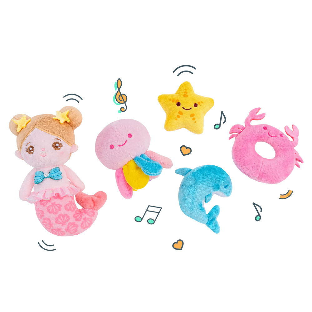 Baby's First Plush Playset Sound Toy Gift Set