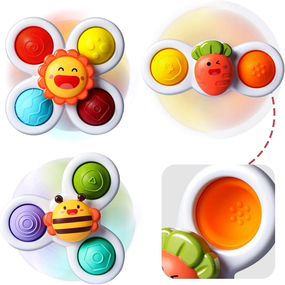 Pop up Suction Cup Spinner Toy