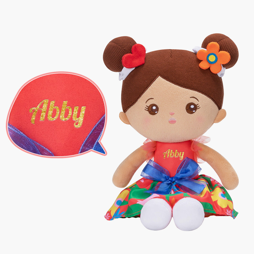 Personalized Doll, Backpack, Blanket and Cloth Book Bundle for 0-4 Years Old