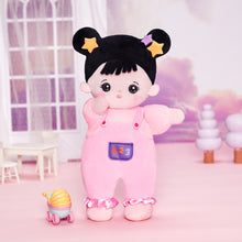 Load image into Gallery viewer, Personalized Black Hair Mini Plush Rag Baby Doll &amp; Gift Set