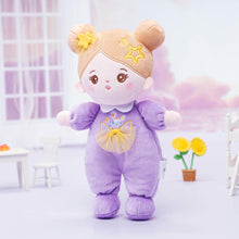 Load image into Gallery viewer, Personalized Purple Mini Plush Baby Girl Doll