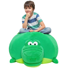 Load image into Gallery viewer, Long Plush Dinosaur Children&#39;s Toy Storage Bean Bag Chair Cover