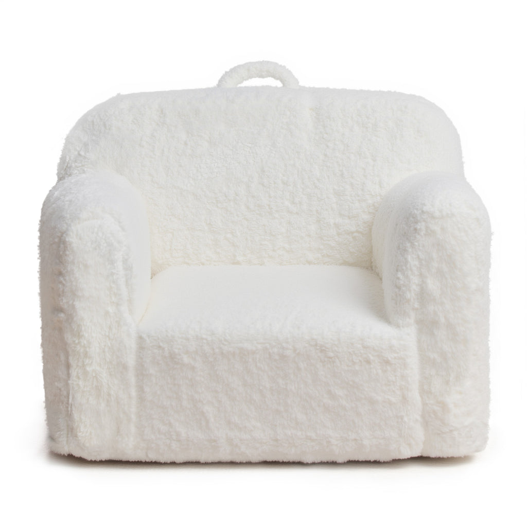 Cream White Cashmere Sofa Chair for Children