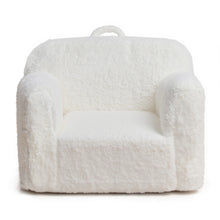 Load image into Gallery viewer, Cream White Cashmere Sofa Chair for Children