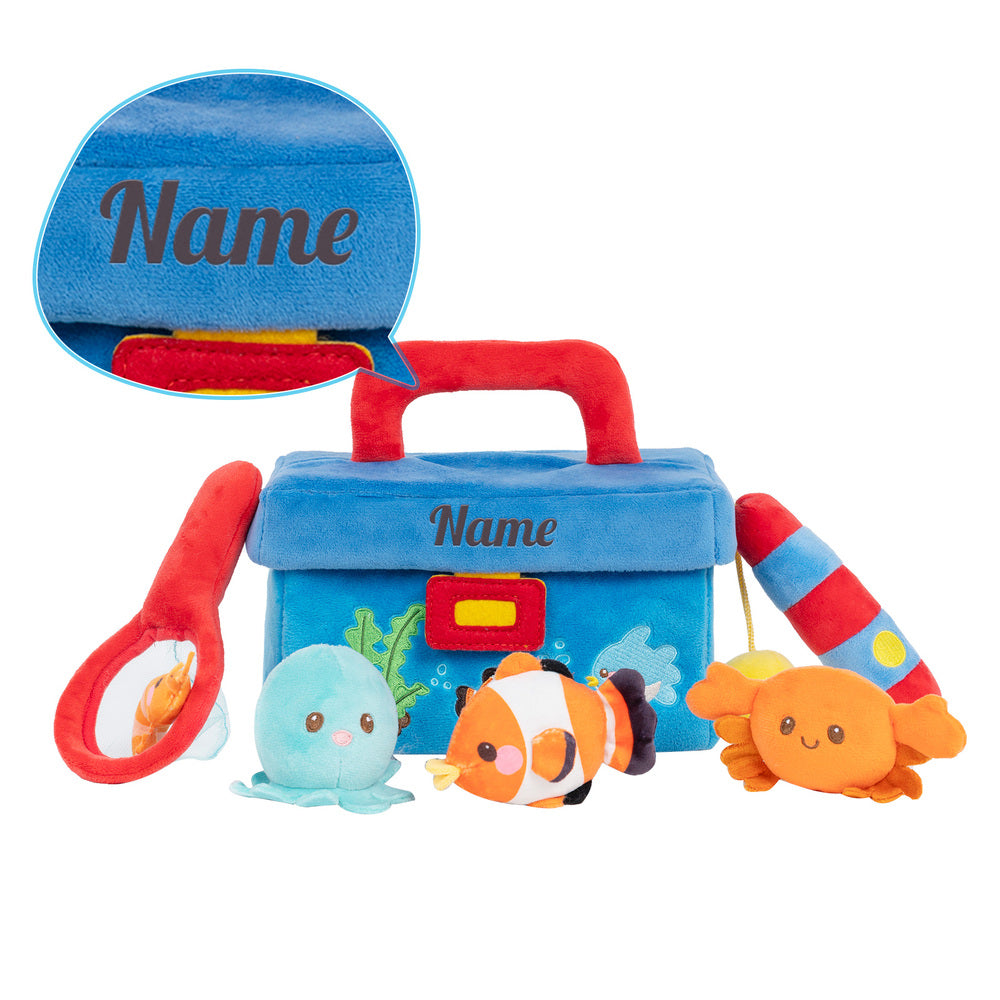 Personalized Plush Playset Sound Toy + 15 Inch Doll Gift Set