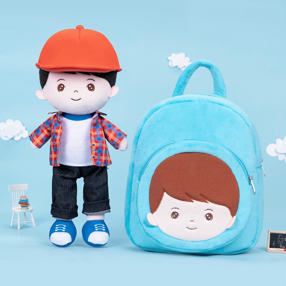 OUOZZZ Personalized Doll + Backpack Bundle