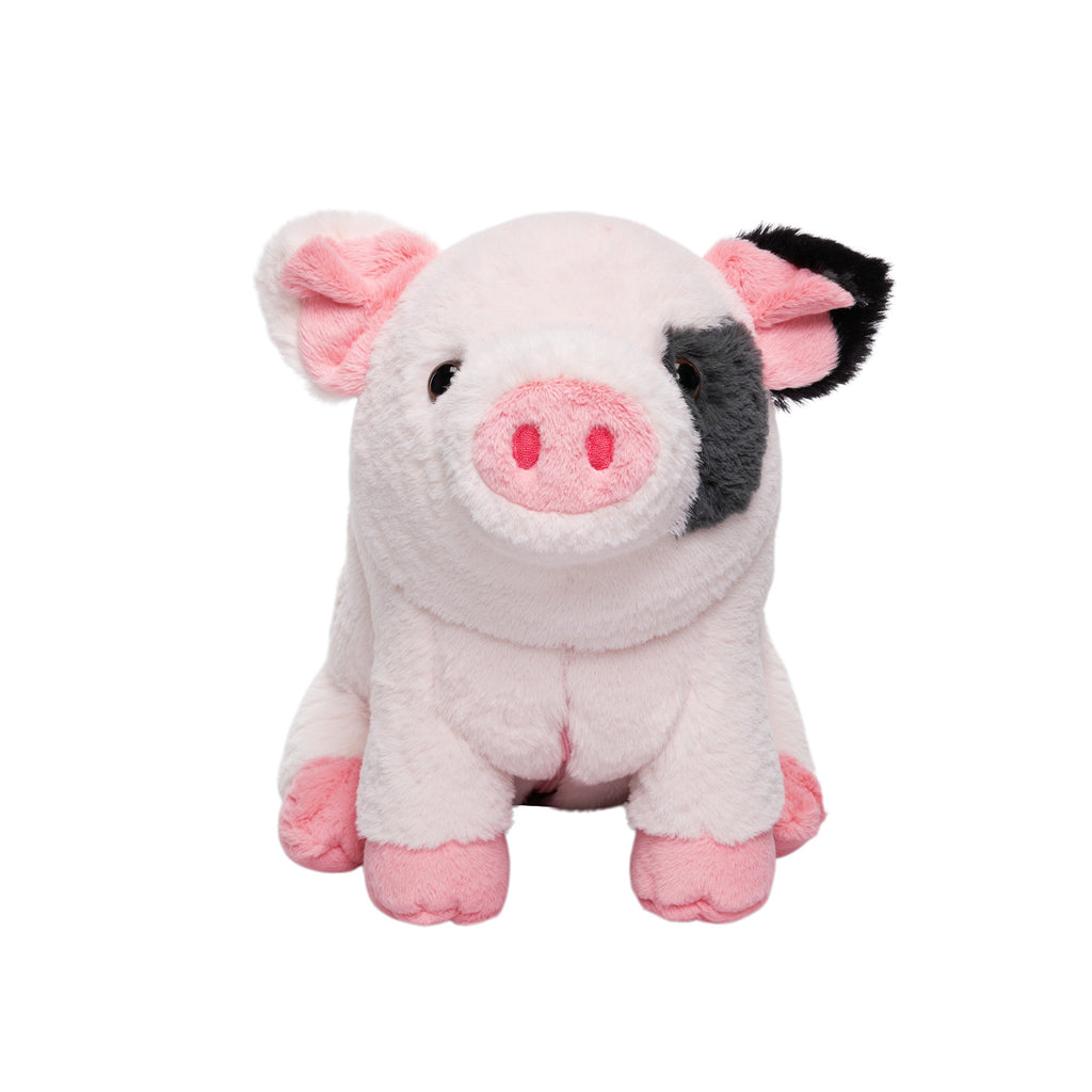 Spotted Pig Family Plush Toy, with 4 cute plush piglets inside