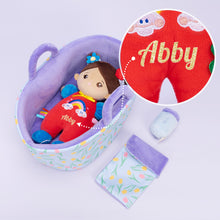 Load image into Gallery viewer, Personalized 10 Inch Plush Doll + Optional 15 Inch Doll or Backpack