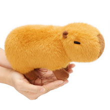 Load image into Gallery viewer, Soft Fur Capybara Plush Stuffed Animal Toy 8.5 Inch