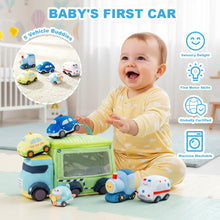 Load image into Gallery viewer, Personalized Baby&#39;s First Truck Car Sensory Toy Set