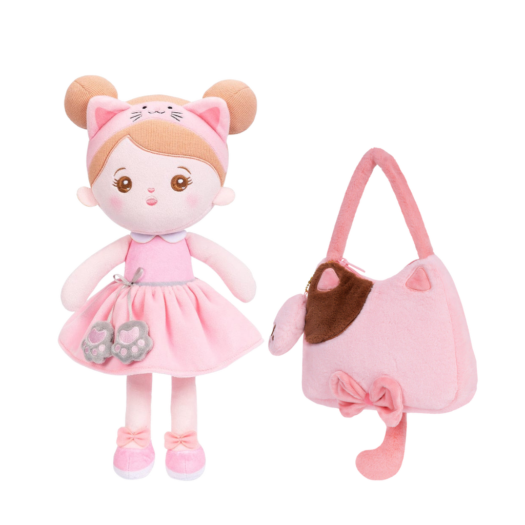 Personalized Doll with Plush Makeup Purse Shoulder Bag