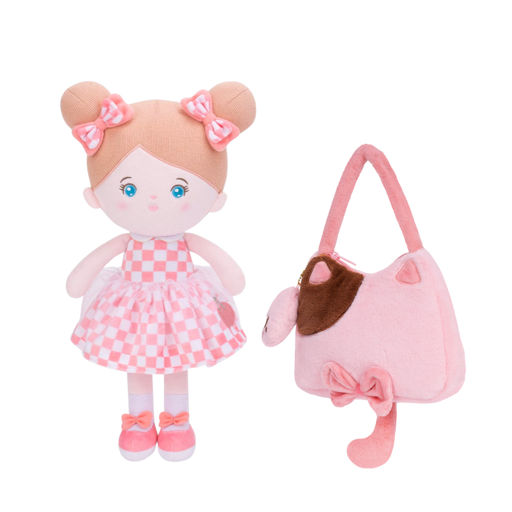 Personalized Doll with Plush Makeup Purse Shoulder Bag