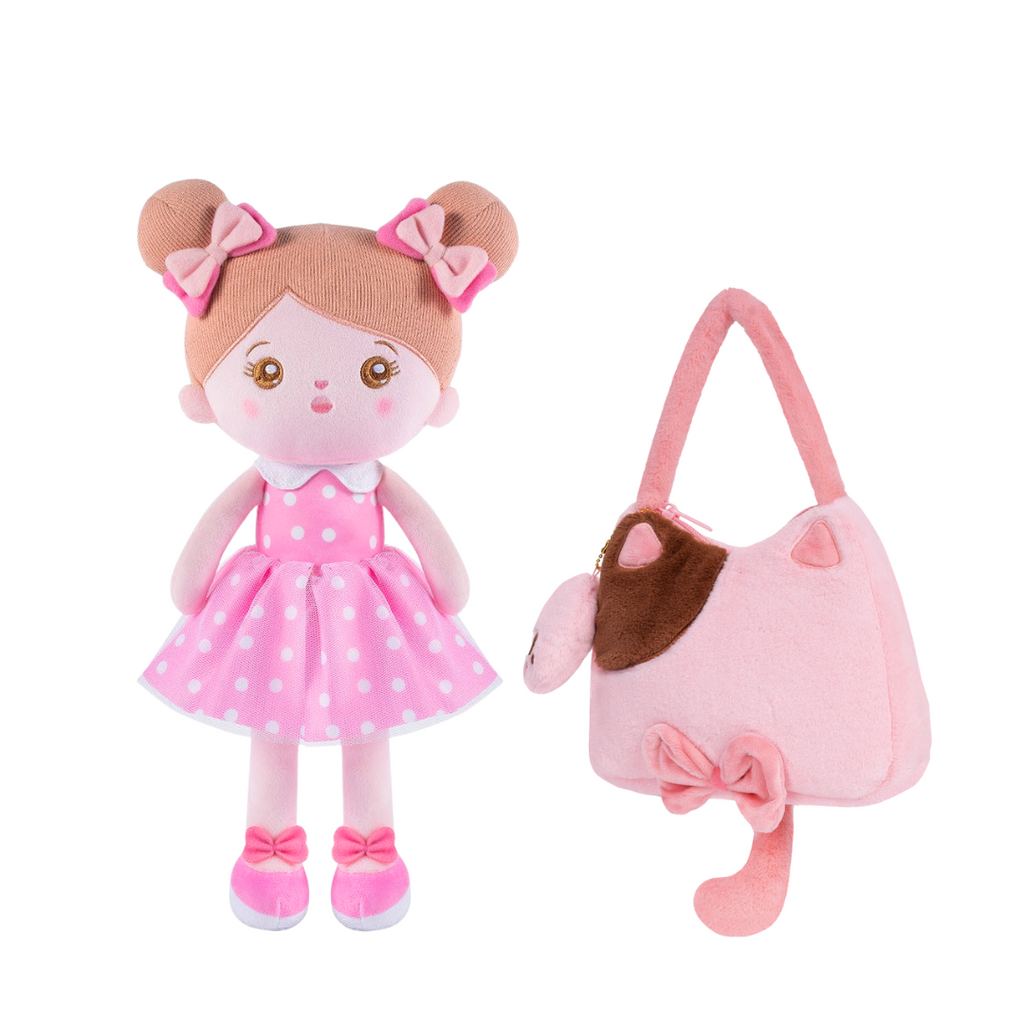 Personalized Doll with Plush Makeup Purse Shoulder Bag