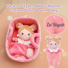 Load image into Gallery viewer, Personalized 10 Inch Plush Baby Doll