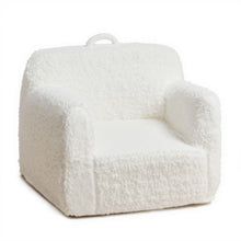 Load image into Gallery viewer, Cream White Cashmere Sofa Chair for Children