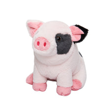 Load image into Gallery viewer, Spotted Swine Pig Mommy Stuffed Animal Set with 4 Piglets Inside