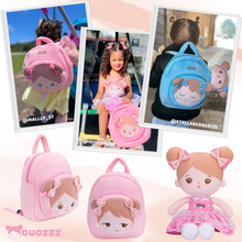 Load image into Gallery viewer, OUOZZZ Personalized Doll + Backpack Bundle