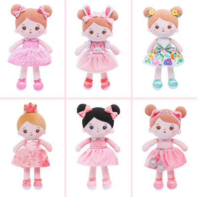 Personalized 12 Inch Girl Plush Doll