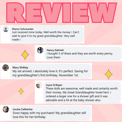 [U.S. Addresses Only] Express Arrival within 5 Days, 10 Inch Plush Baby Doll