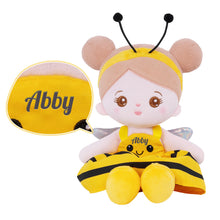 Load image into Gallery viewer, Personalized Doll and 35 Inch Soft Baby Blanket Combo