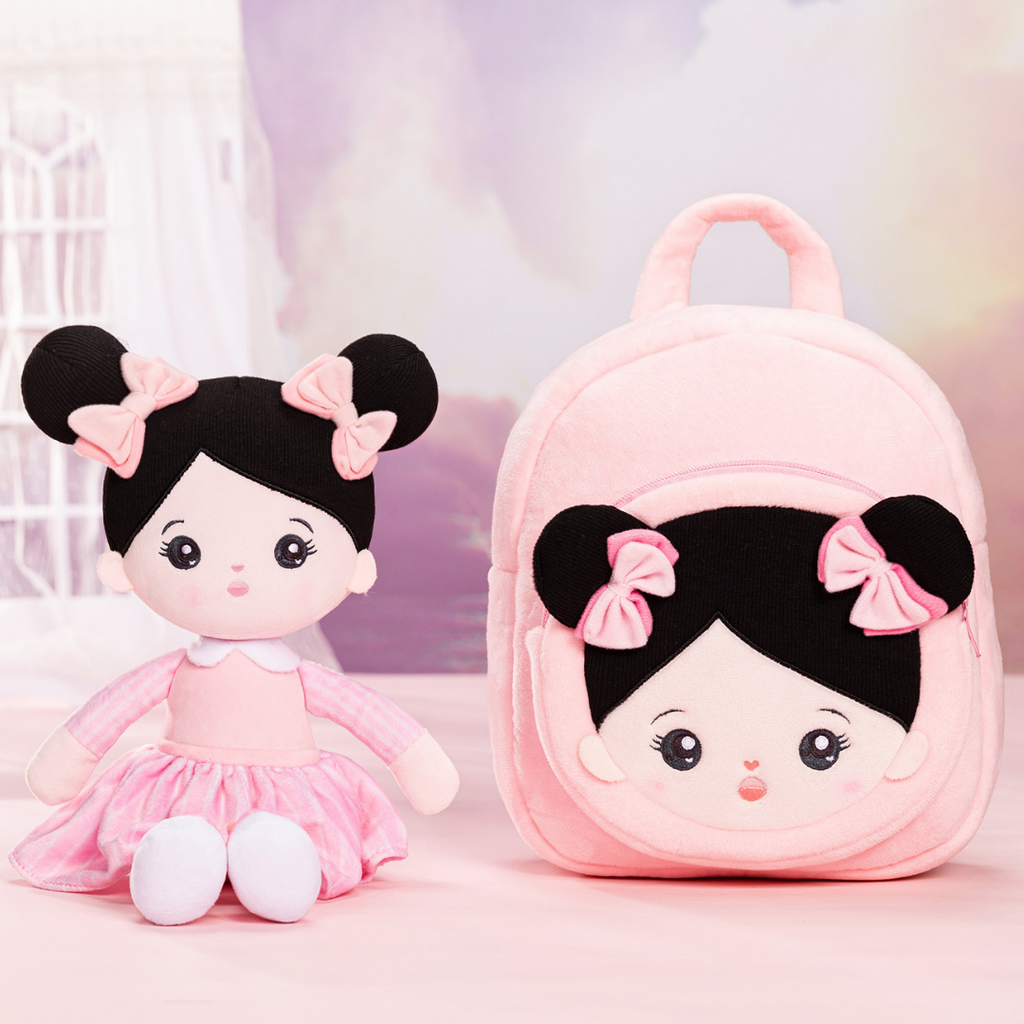 OUOZZZ Personalized Doll + Backpack Bundle