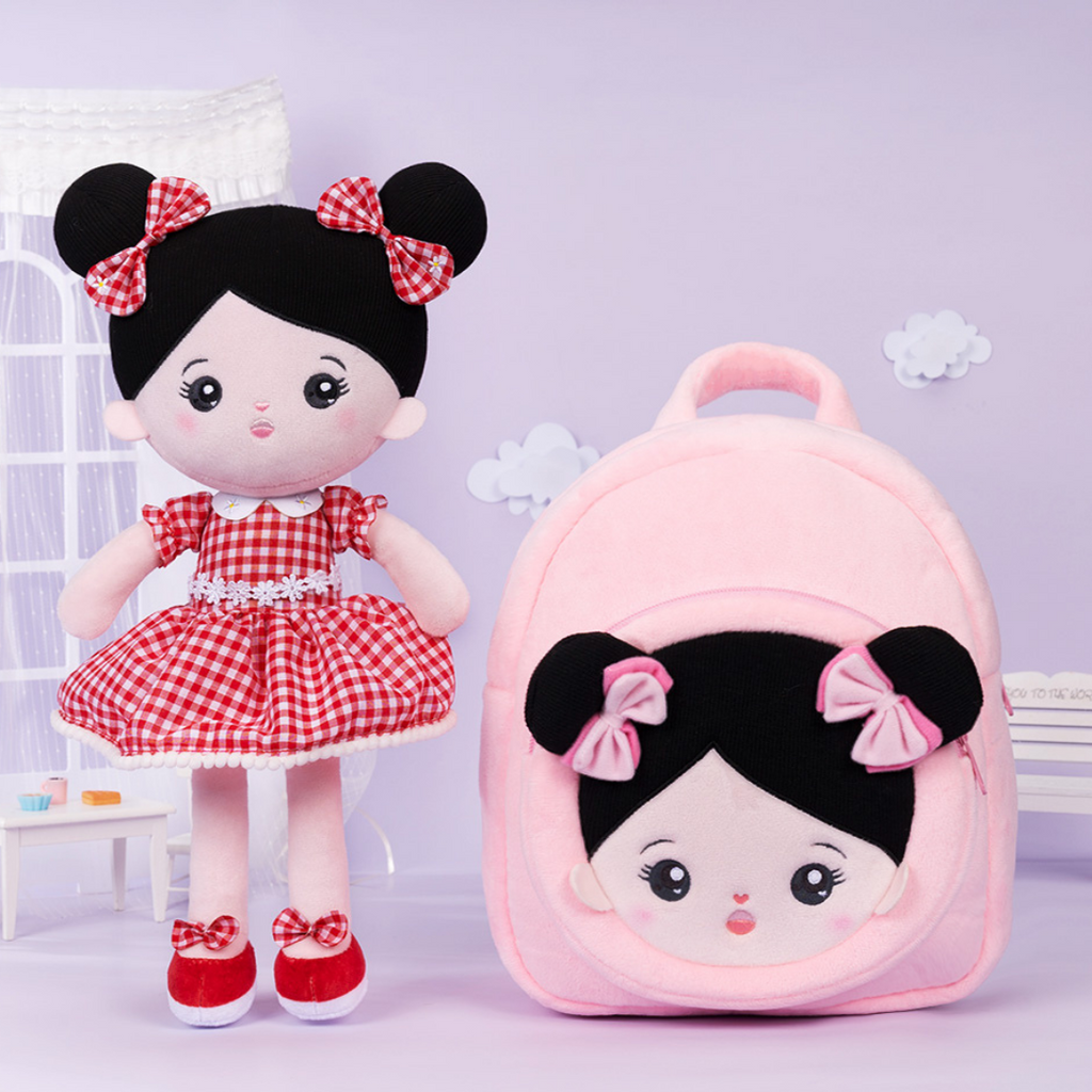 OUOZZZ Personalized Doll + Backpack Bundle