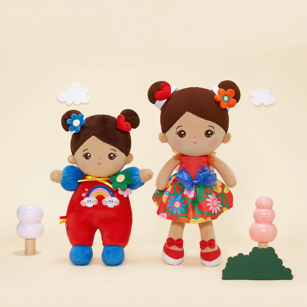 Personalized Baby to Preschooler Doll Bundle