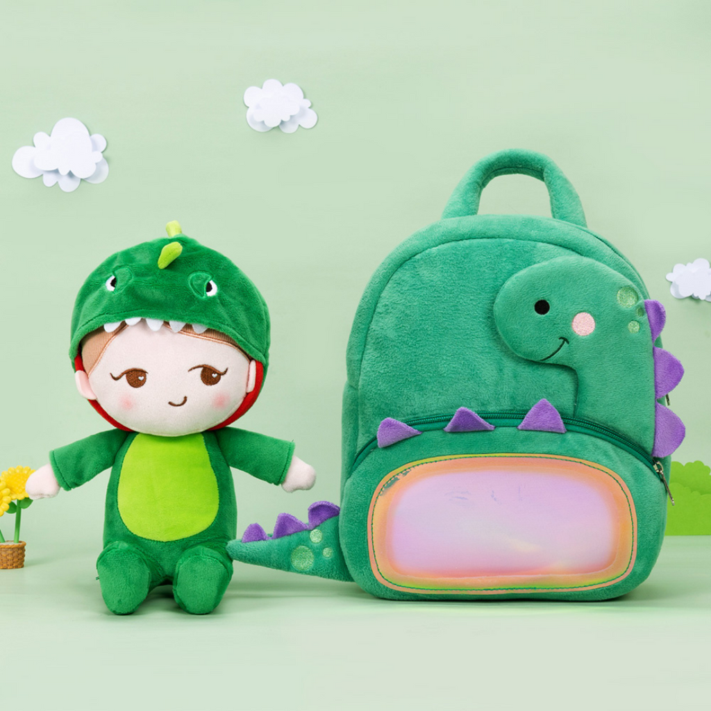 OUOZZZ Personalized Doll + Backpack Bundle