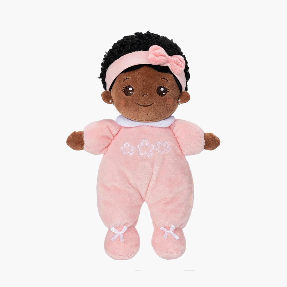 Personalized 10 Inches Baby Girl Doll with Bassinet Role Play Toy