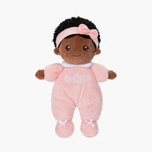 Load image into Gallery viewer, Personalized 10 Inches Baby Girl Doll with Bassinet Role Play Toy