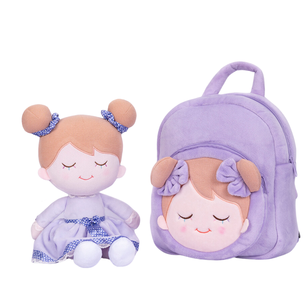 OUOZZZ Personalized Doll + Backpack Bundle