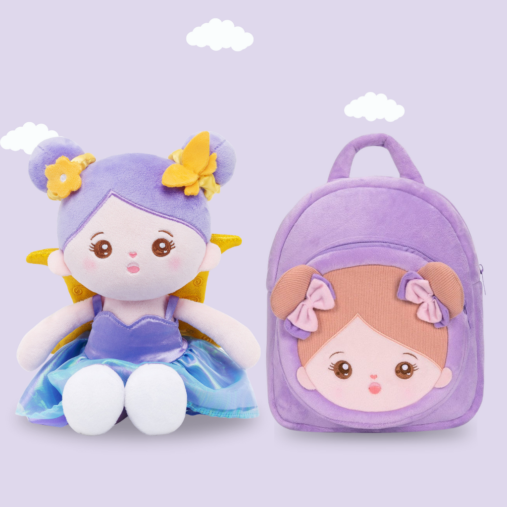 OUOZZZ Personalized Doll + Backpack Bundle