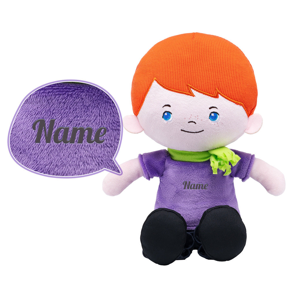 Personalized Blue Eyes Plush Doll