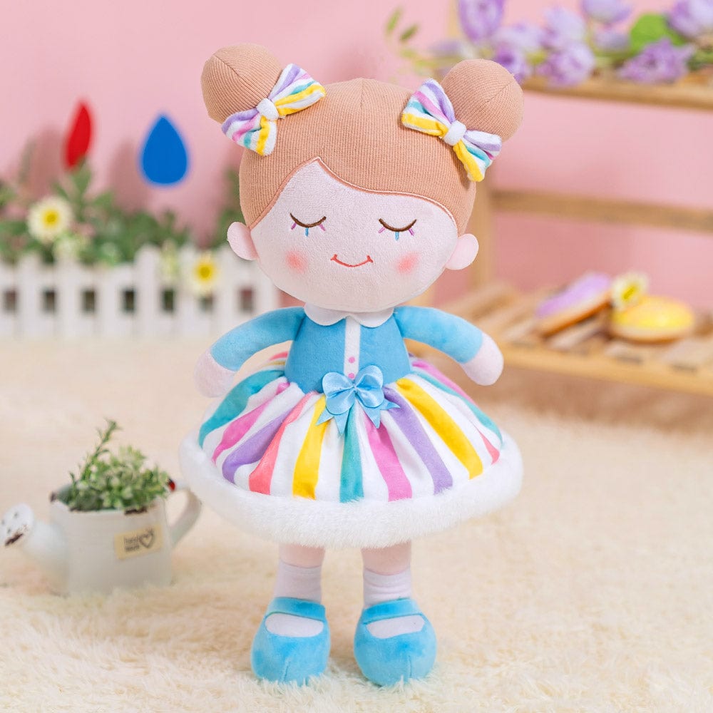 OUOZZZ Personalized Rainbow Plush Doll Iris Rainbow